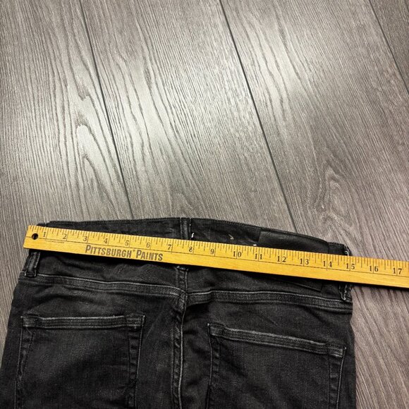 AllSaints Jeans 30 x 31 Mens Black Spitalfields Skinny Stretch Designer - Picture 8 of 10